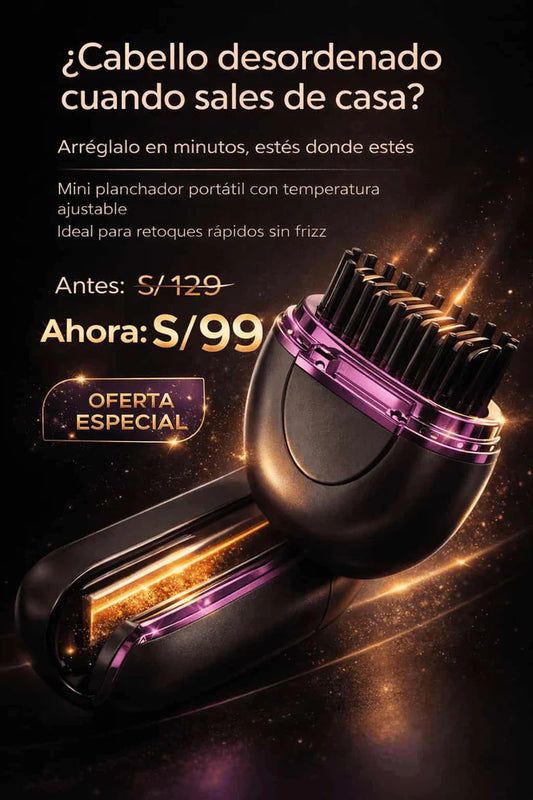 Mini cepillo alisador